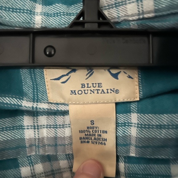 Blue mountain flannel small nwt - Picture 4 of 4